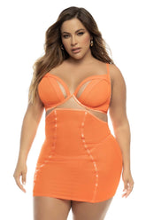 Mapale 7542X Arcadia 2 in 1 Babydoll Plus Farbe Hot Orange